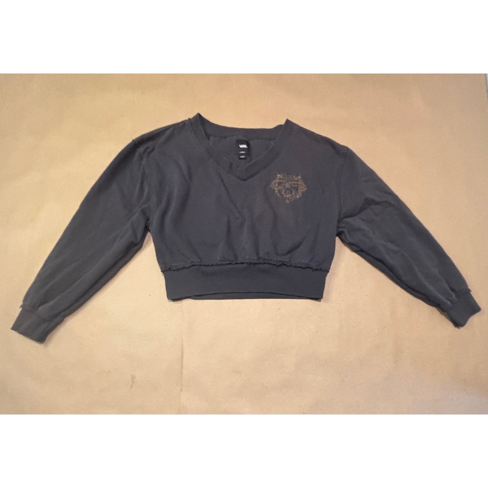 Vans Black Cropped Sweatshirt Women XS